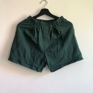 Lady Lay brand high rise sweat shorts